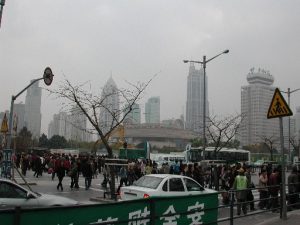 Sky scrapers in Shanghai