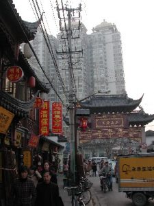 touristic center in Shanghai